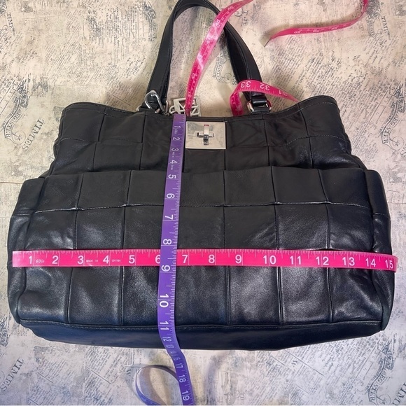 DKNY Leather  Patchwork  tote bag - Picture 11 of 13